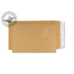 Image of Blake Premium Avant Garde C4 140gm2 Peel and Seal Window Pocket Envelopes Cream Manilla Pack of 100