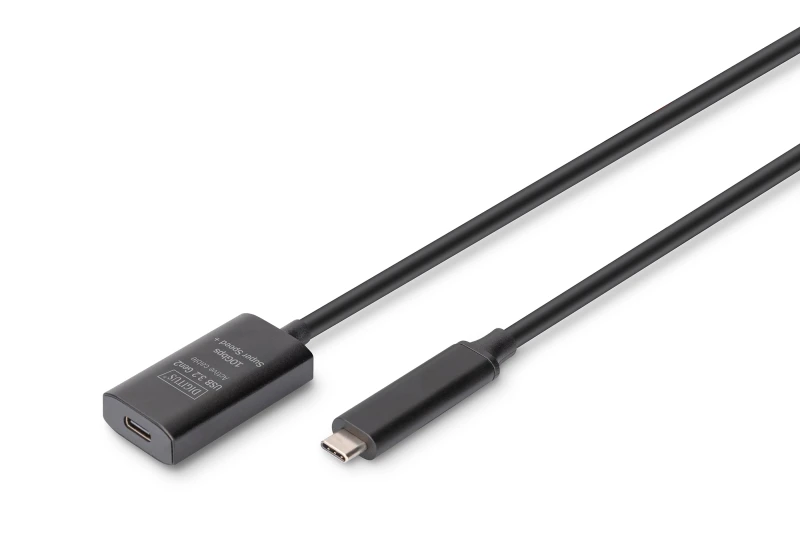 Image of Digitus Active USB 3.2 Gen2 10G extension cable. USB-C - USB-C. 5m