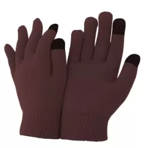 Image of FLOSO Unisex Mens/Womens IPhone/iPad Mobile Touch Screen Winter Magic Gloves (One size) (Blackberry)