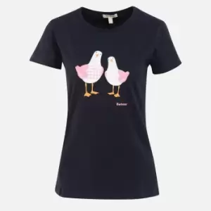 Image of Barbour Melrose Cotton-Blend T-Shirt - UK 16