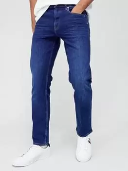 Image of Tommy Hilfiger Mercer Regular Fit Jeans, Ace Indigo, Size 36, Inside Leg Regular, Men