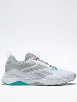 Image of Reebok Nanoflex V2 Shoes - Grey/White, Size 4, Women