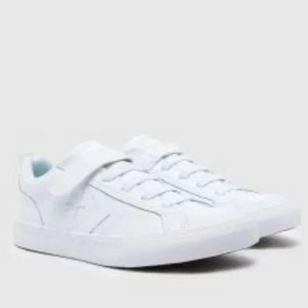 Image of Converse white pro blaze v lo Junior trainers White UK 11 (EU 28½)