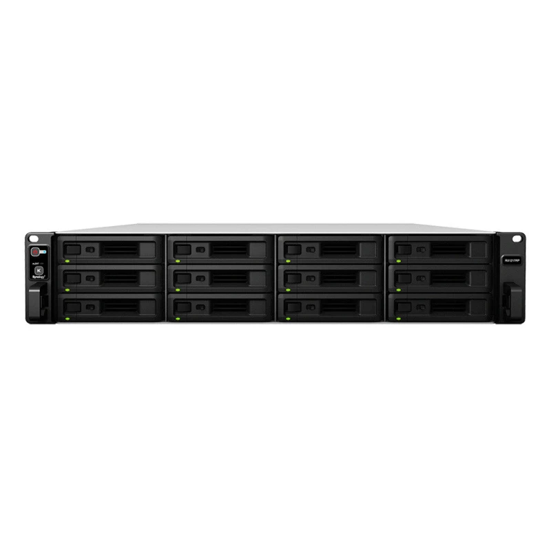 Image of Synology Synology RX1217/144TB-HAT5300 disk array Rack (2U) Black RX1217/144TB-HAT5300