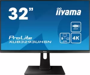 Image of iiyama 32" ProLite XUB3293UHSN-B1 4K Ultra HD LED Monitor