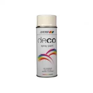 Image of PlastiKote Deco Spray Paint High Gloss RAL 9010 White 400ml