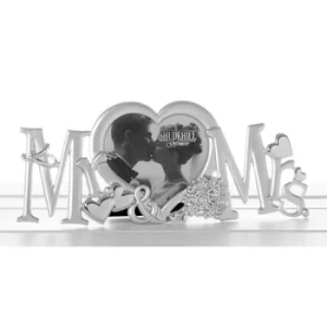 Image of Letters Message Frame Mr & Mrs
