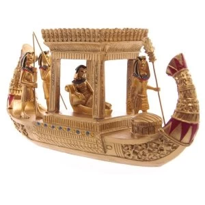 Image of Gold Egyptian Canopy Boat