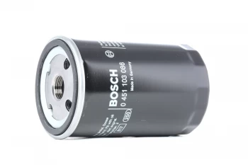 Image of Bosch Oil Filter MAZDA,BMW 0 451 103 086 11421266773,11421287836,11421707779 11421761087,11429061198,93156186,93892090,9975233,1500964,5012556