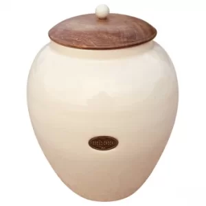 Image of Cream Ceramic Bread Bin