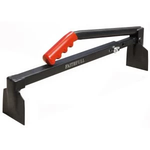 Image of Faithfull Brick Lifter - Red/Black
