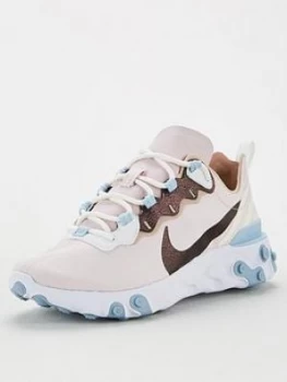 Image of Nike React Element 55 - Pink/White