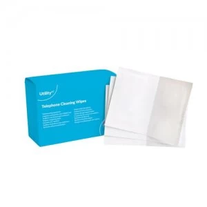 Image of Value Desk Telephone Cleaning Wipes PK20 Sachets