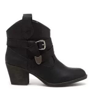 Image of Rocket Dog Satire Black Lewis Ankle Boot