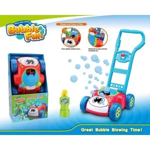 Image of Bubble Fun - Happy Garden Bubble Mower With Bubble Solution