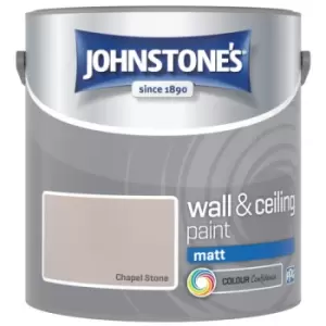 Image of Vinyl Matt Emulsion Chapel Stone 2.5 Litre - Johnstones