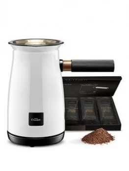 Image of Hotel Chocolat Velvetiser - White With 10 Hot Chocolates