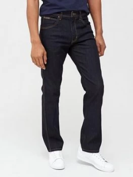 Image of Wrangler Arizona Regular Straight Fit Jeans - Rinse Wash