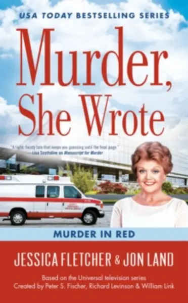 Image of murder she wrote murder in red 9780451489357