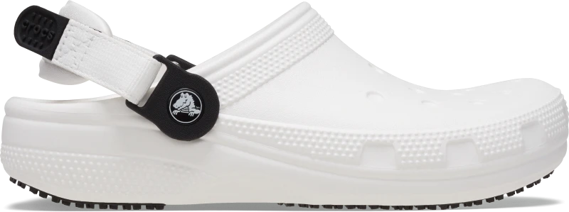 Image of Crocs Crocs Men Classic Work Clog in White Size: 3 White 3 Male 196265634910