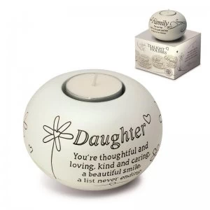 Image of Said with Sentiment Tea Light - Daughter