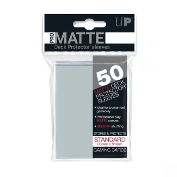 Image of Ultra Pro Matte Clear Standard Deck Protectors - 50 Sleeves