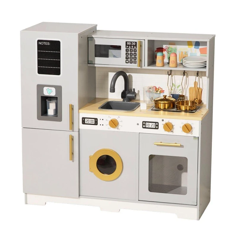 Image of Tooky Toy Wooden Deluxe Play Kitchen Multi unisex One Size