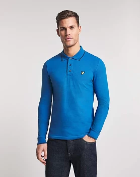 Image of Lyle & Scott Long Sleeve Tipped Polo