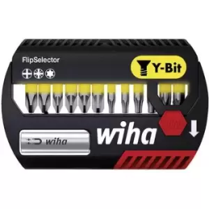 Image of Wiha 41827 Bit set 13 Piece Pozidriv, TORX Plus