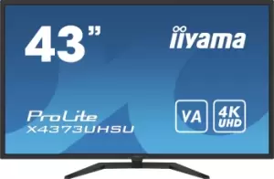 Image of iiyama 43" X4373UHSU-B1 4K Ultra HD Monitor