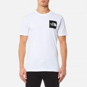 Image of The North Face Mens Short Sleeve Fine T-Shirt - TNF White/TNF Black - XXL - White