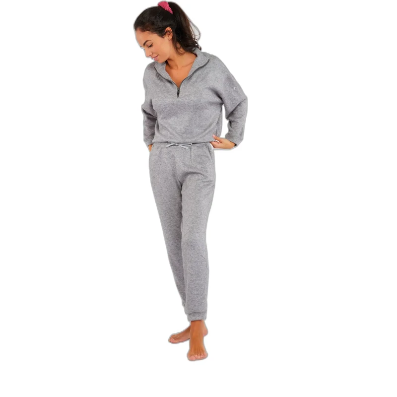 Image of banana moon Sweatshirt woman Banana Moon Tanaka Creamy Gris Female XS