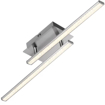 Image of LED Ceiling Lights 2-4 Modern Lighting Living Room 120° Angle Lamp 2 flame - Monzana