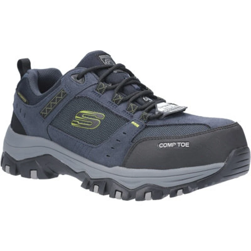 Image of Skechers Men Greetah Safety Hiker with Composite Toe in Navy Size: 9 Navy 9 Male 193642542547