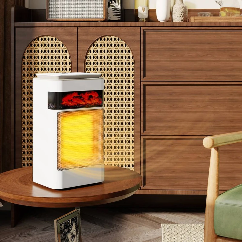 Image of HOMCOM HOMCOM 1500W Fan Electric Heater with 3 Modes, Adjustable Thermostat, White White One Size Unisex 5063603901292