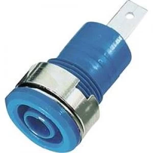 Image of Safety jack socket Socket build in Blue Staeubli