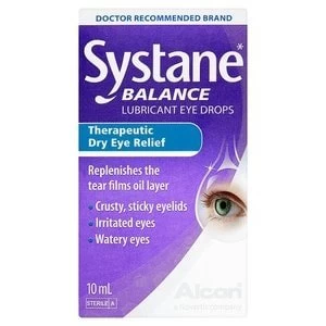 Image of Systane Balance Lubricant Eye Drops For Dry Eyes 10ml
