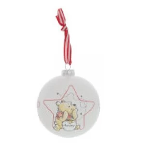 Image of Enchanting Disney Collection Winnie the Pooh Bauble 10cm