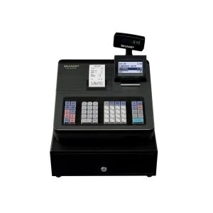 Image of Sharp Cash Register 2000 PLUs 50 departments and 12 lines/sec Black - Single