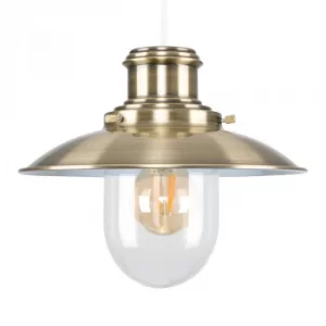 Image of Ukai Fisherman's Pendant Shade in Antique Brass