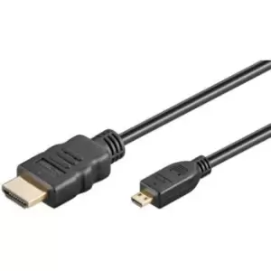 Image of Goobay HDMI 2.0 / Micro HDMI Cable with Ethernet - 2m