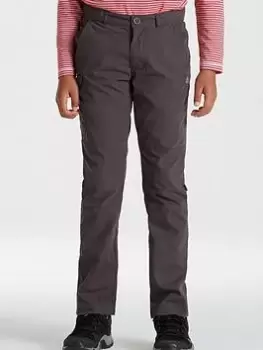 Image of Craghoppers Kids Kiwi Ii Water-resistant Trousers - Black, Size 5-6 Years