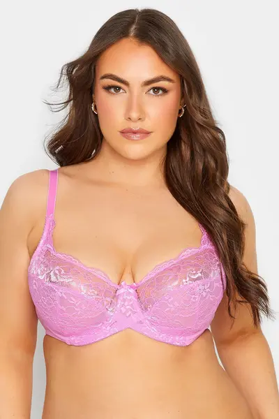 Image of Yours Underwired Bra Rose