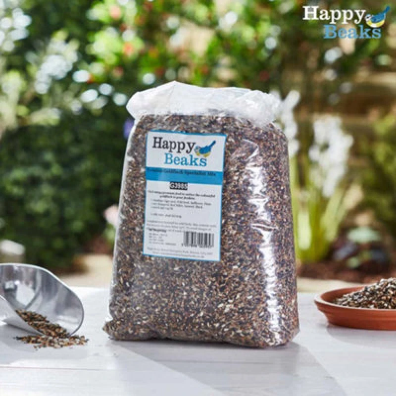 Image of Garden Gear Happy Beaks Premium Goldfinch Bird Seed Food Mix (5Kg) High Energy Feed For Wild Garden Birds