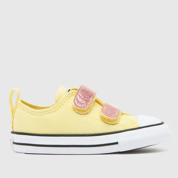 Image of Converse yellow all star lo 2v Girls Toddler toddler Yellow UK 9 (EU 25)