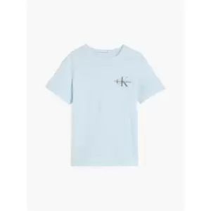 Image of Calvin Klein Jeans Chest Monogram Top - Blue