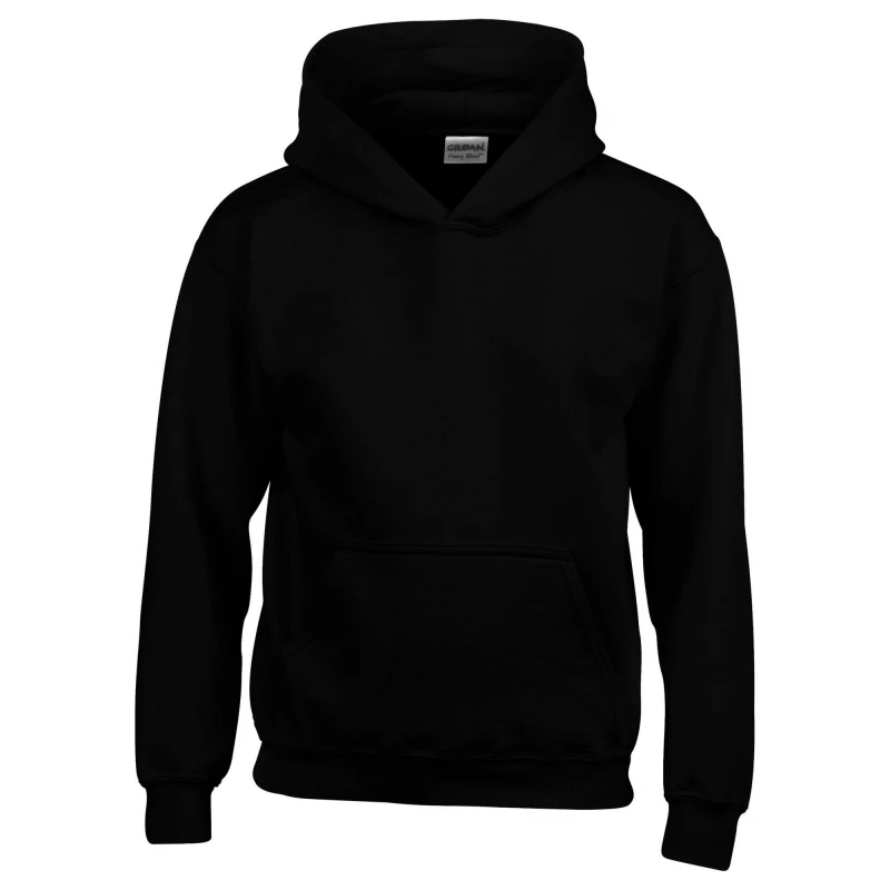 Image of Gildan GD57B boys's Children's sweatshirt in Black