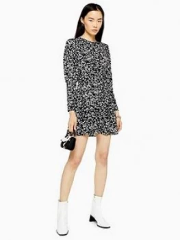 Image of Topshop Austin Mini Dress - Monochrome