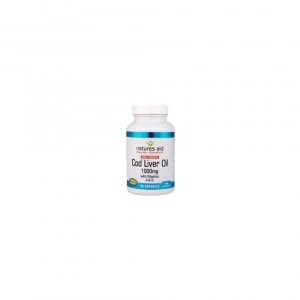 Image of Natures Aid Cod Liver Oil (high Strength) - 1000mg 90 Capsules