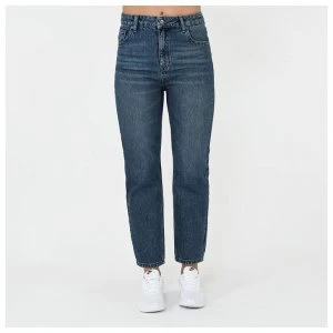 Image of Firetrap Blackseal Denim Mom Jeans - Blue